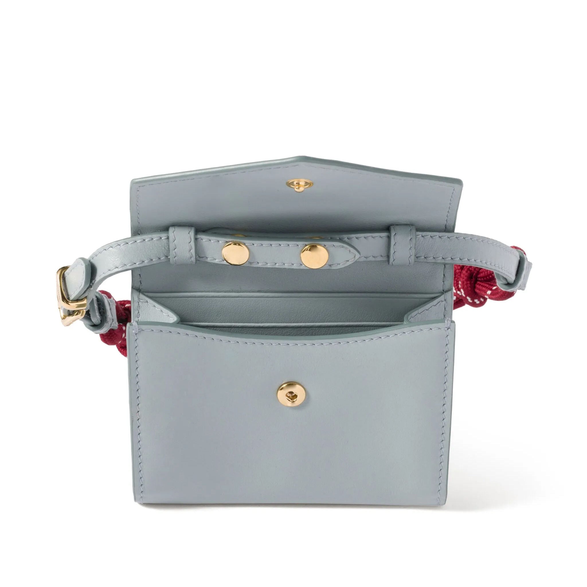 Mini Envelope Crossbody Bag with Colorful Rope Strap