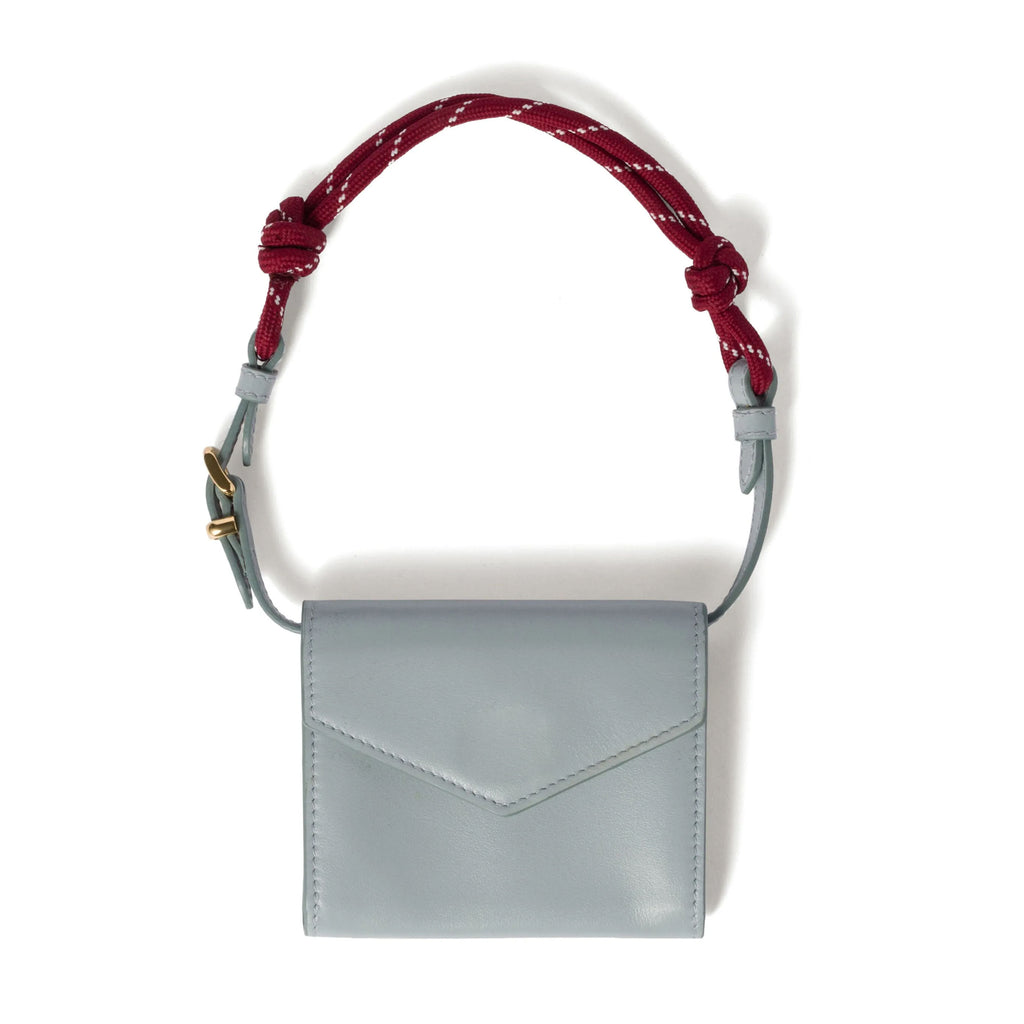 Mini Envelope Crossbody Bag with Colorful Rope Strap