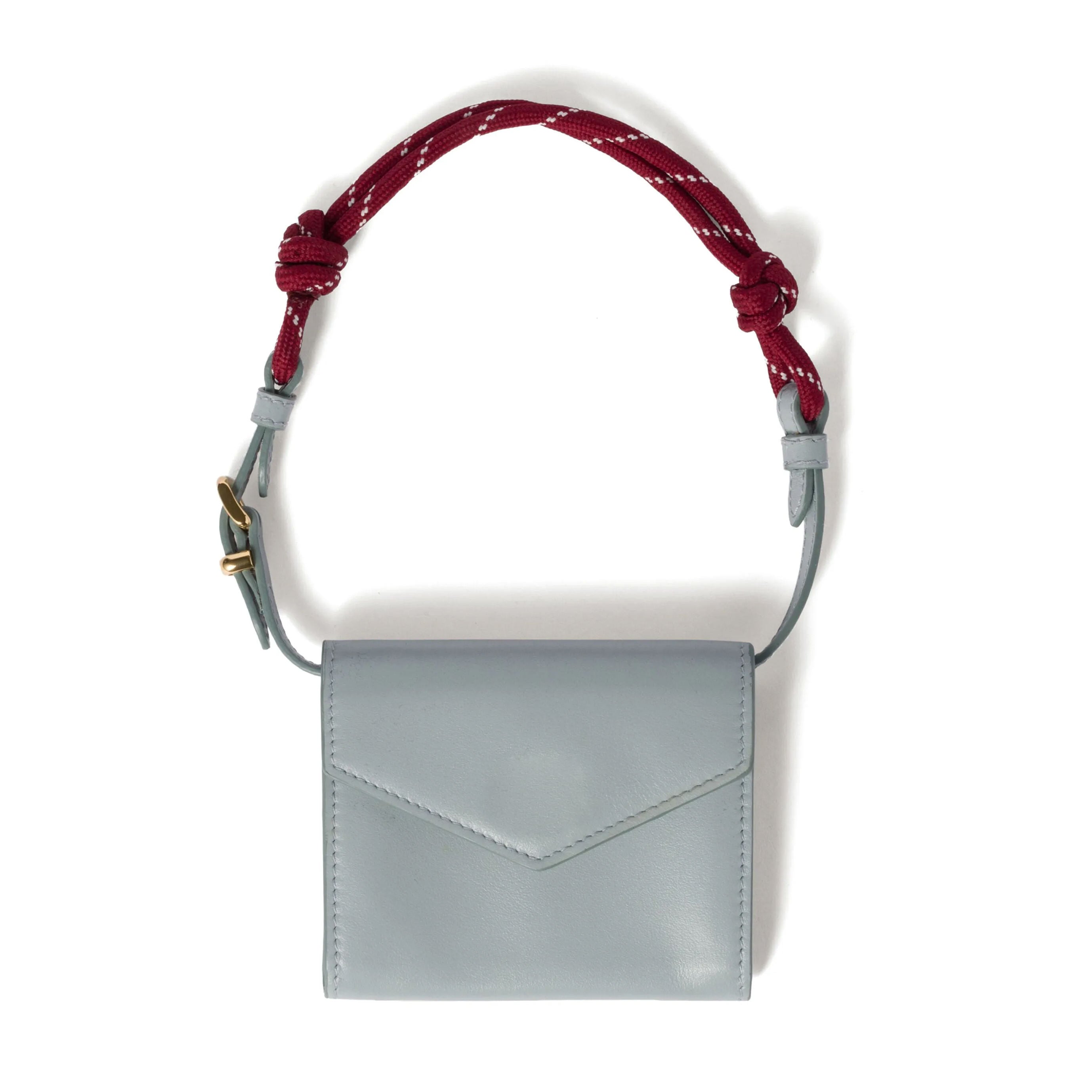Mini Envelope Crossbody Bag with Colorful Rope Strap