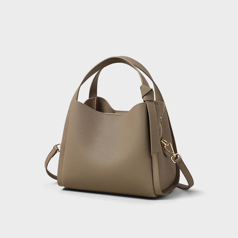 Multi-Wear Bucket Bag with Detachable Crossbody Strap