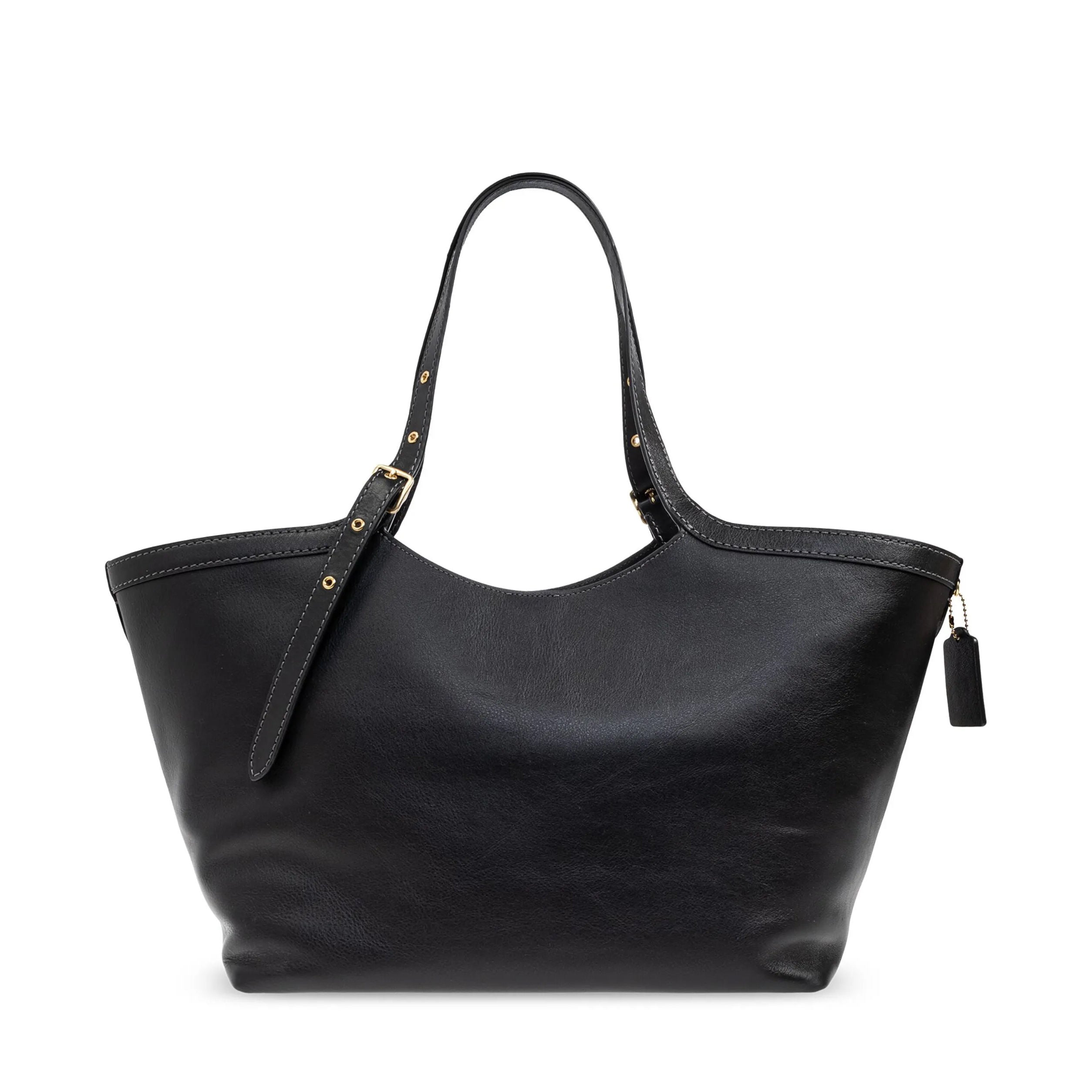 Classic Adjustable Strap Leather Tote Bag