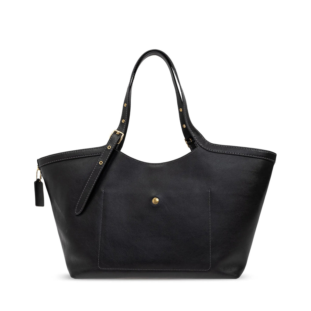Classic Adjustable Strap Leather Tote Bag