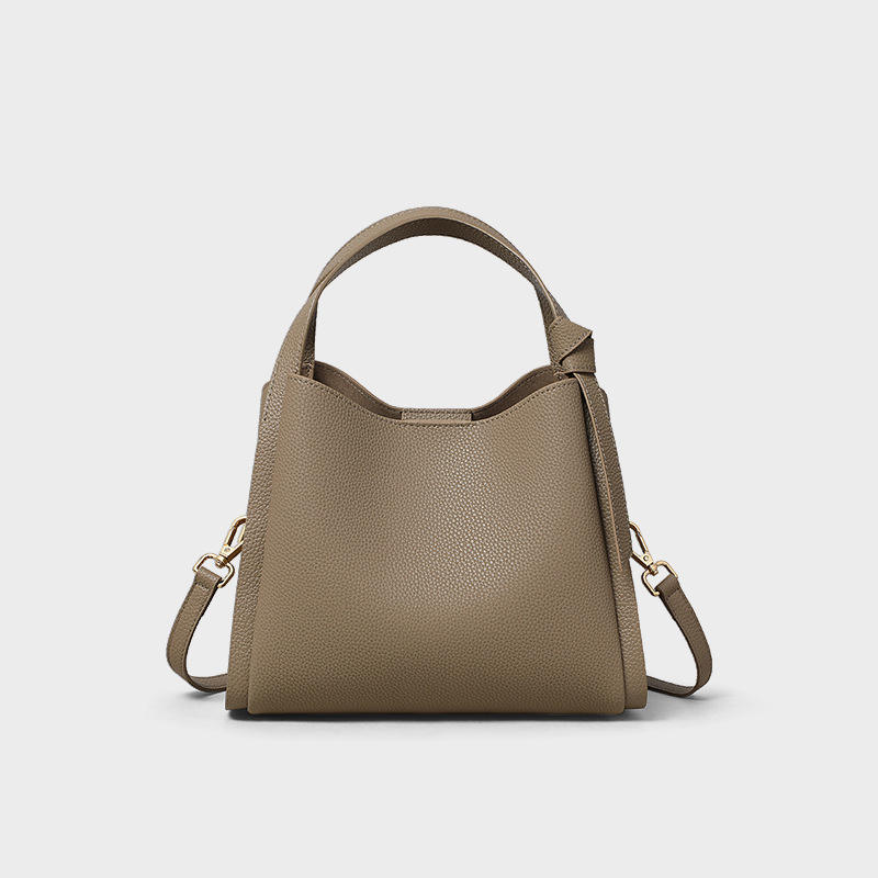 Multi-Wear Bucket Bag with Detachable Crossbody Strap