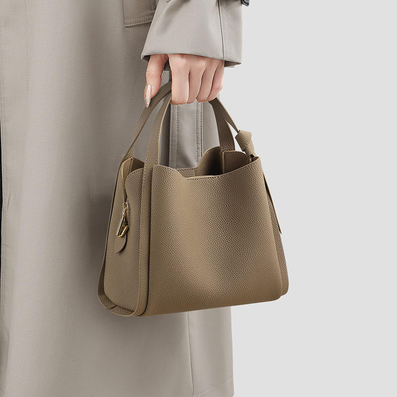 Multi-Wear Bucket Bag with Detachable Crossbody Strap