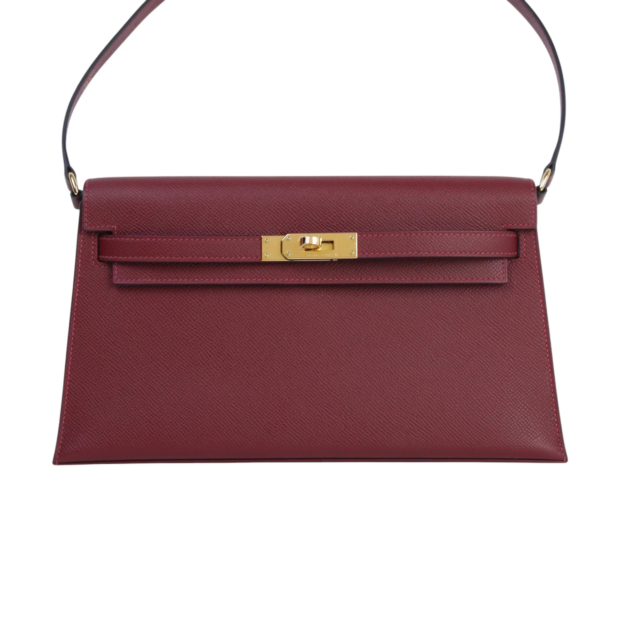 Kelly To Go Evercolor Leather Handheld Crossbody Palladium Hardware