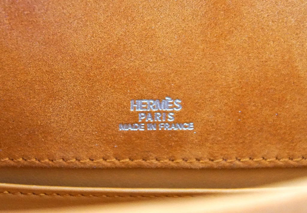 Kelly Pochette Rare Orange Doblis Palladium Hardware
