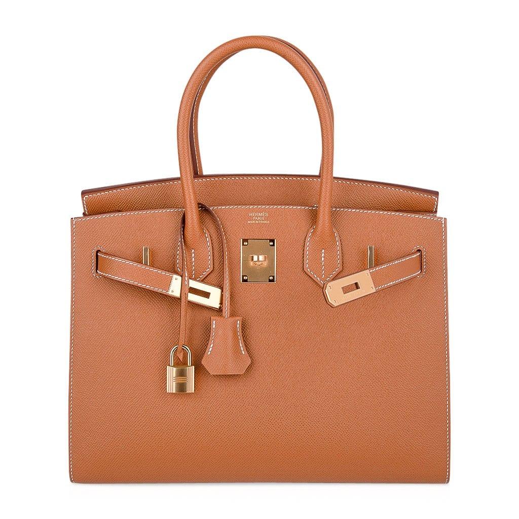 Birkin 30 Sellier Bag Gold Veau Graine Monsieur Laiton Limited Edition