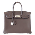 Birkin 35 Bag Ecorce (Bark)Taupe Togo Palladium