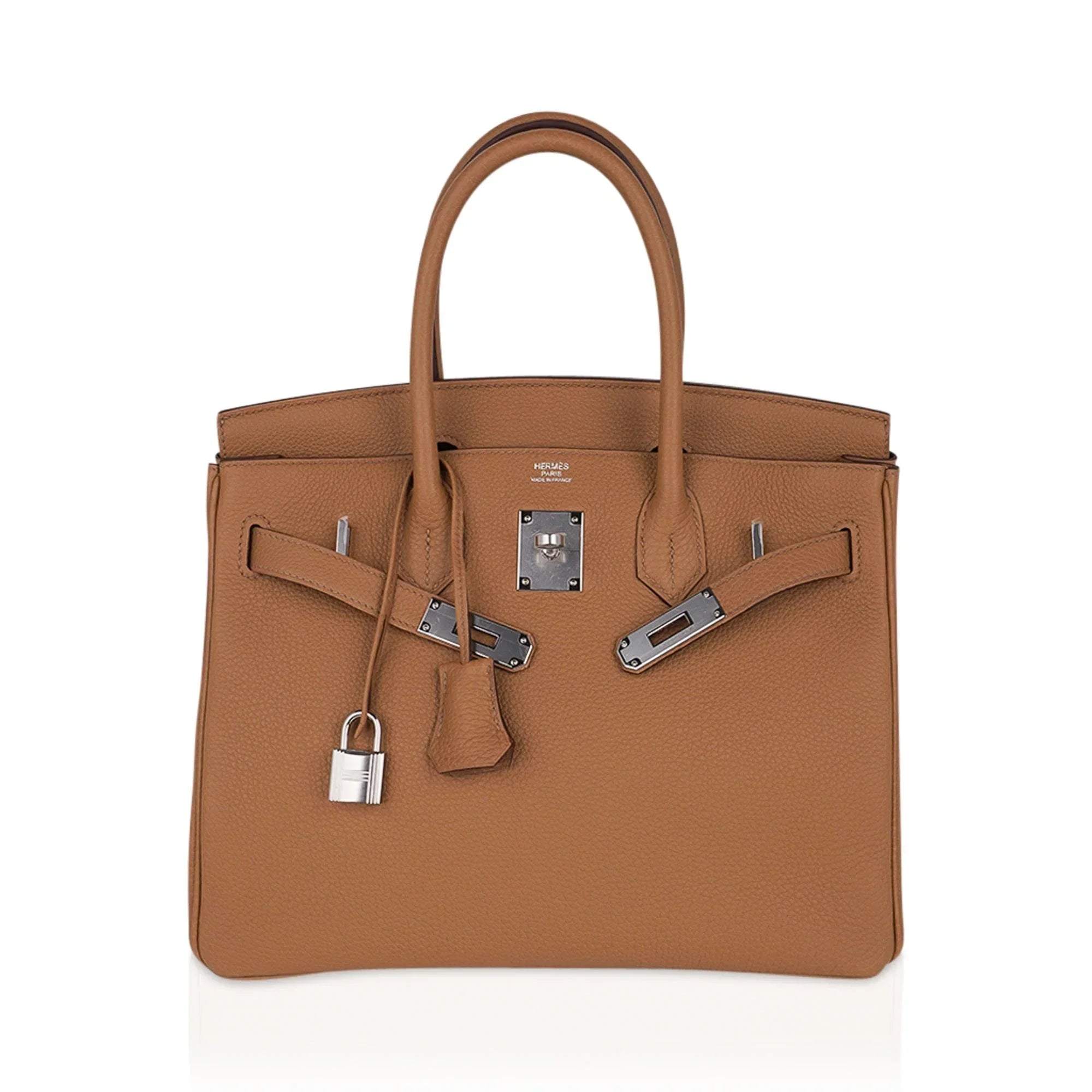 Birkin 30 Bag Biscuit Togo Leather with Palladium Hardware