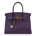 Birkin 30 Bag Raisin Rich Original Colour Gold Hardware Togo Leather