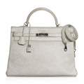 Kelly 35 Bag Dalmation Buffalo Skipper Palladium Hardware