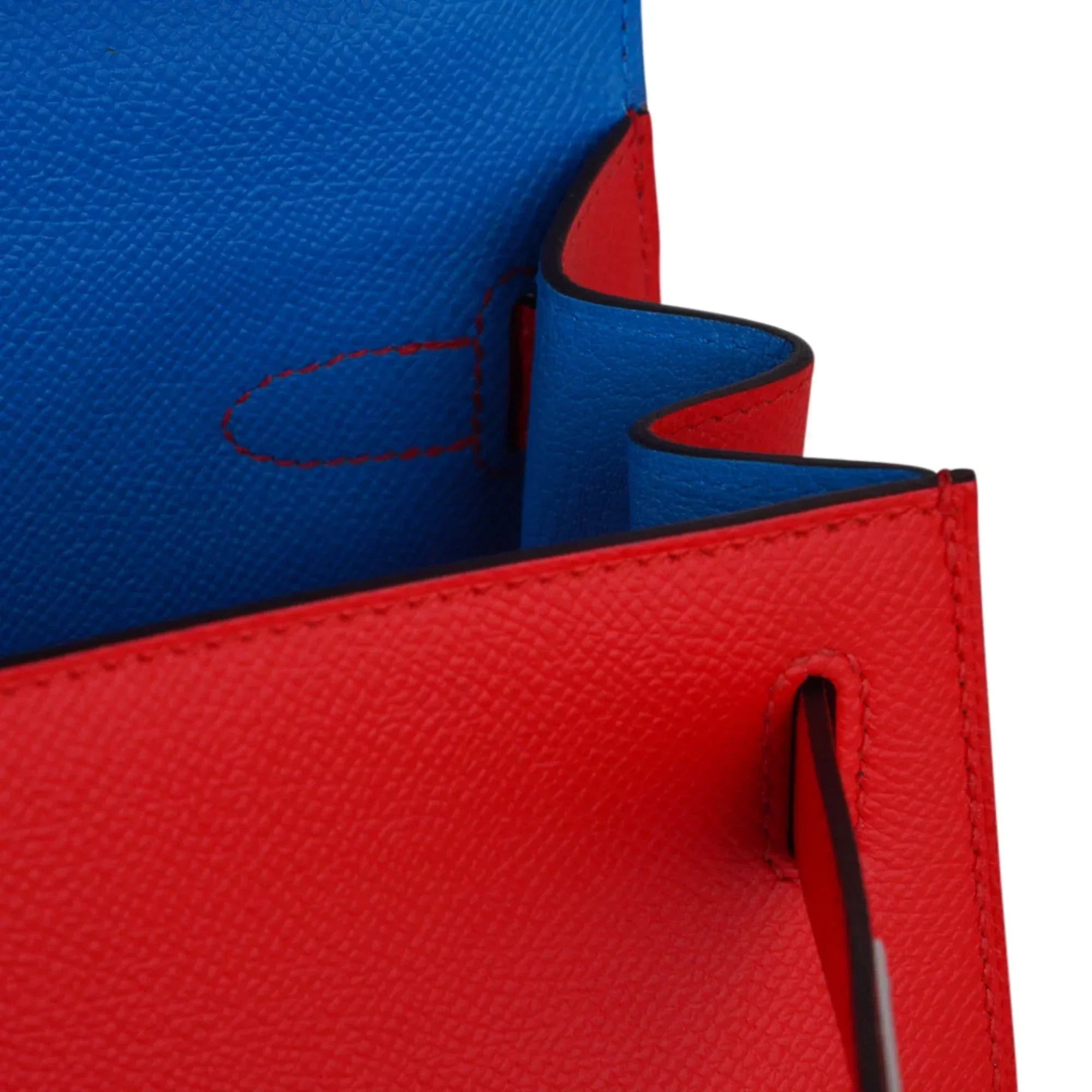 Kelly 28 Casaque Sellier Bag Rouge de Coeur/Rose Extreme Limited Edition