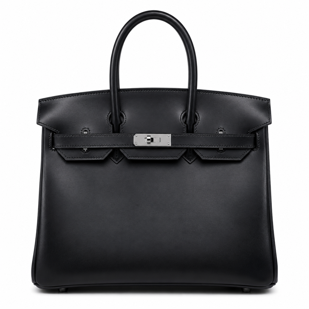 Rare Limited Edition Birkin 30cm So Black Total Matte-Hardware Luxury Tote