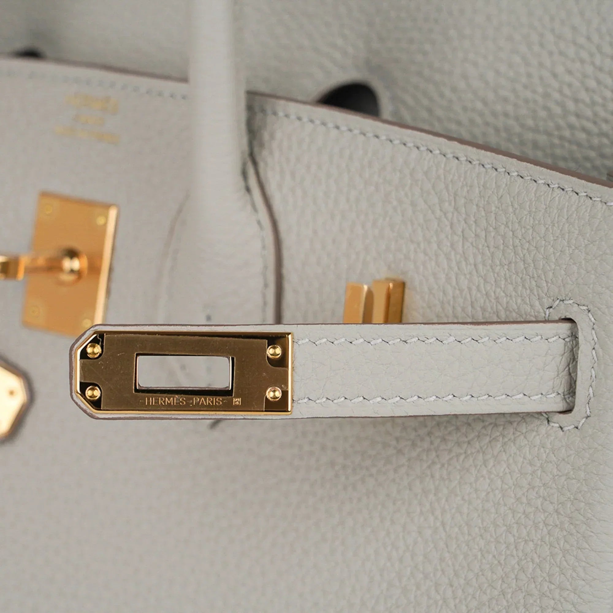 Birkin 25 Bag Gris Perle Togo Gold Hardware