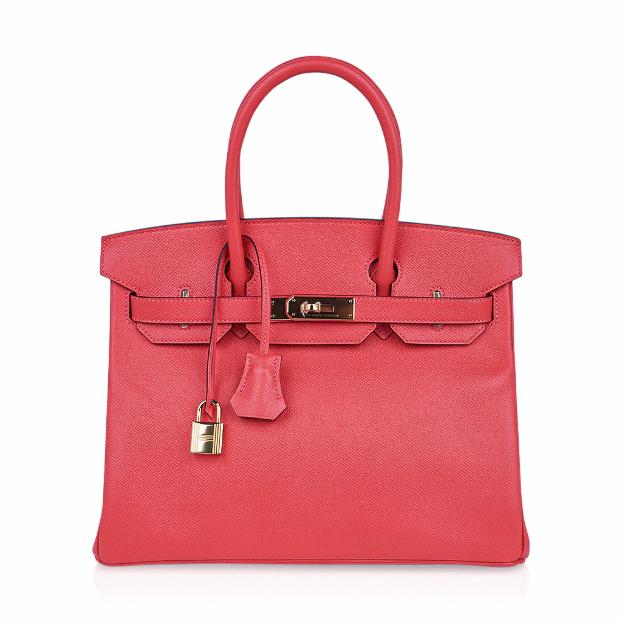 Birkin 30 Bag Rose Jaipur Epsom Leather with Gold Hardware