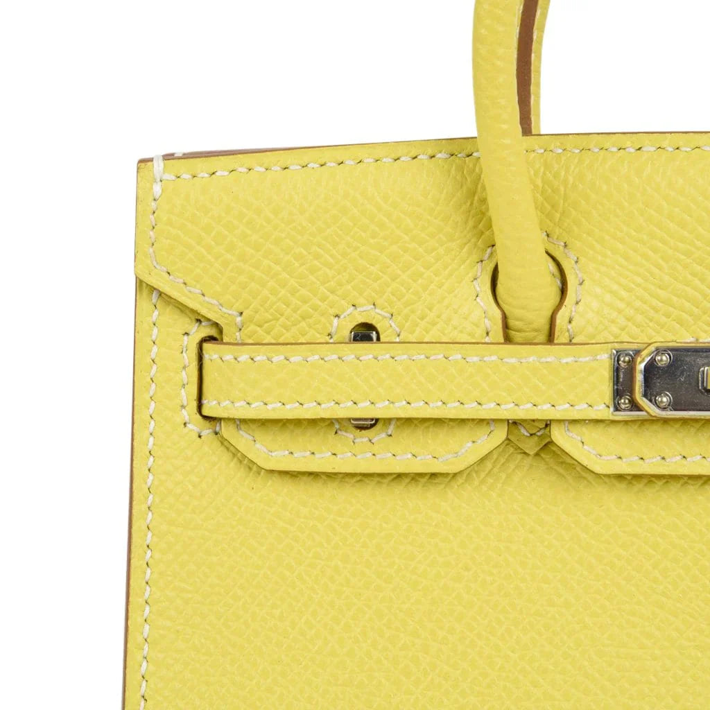 Birkin Tiny Bag Miniature Micro Lime Limited Edition rare