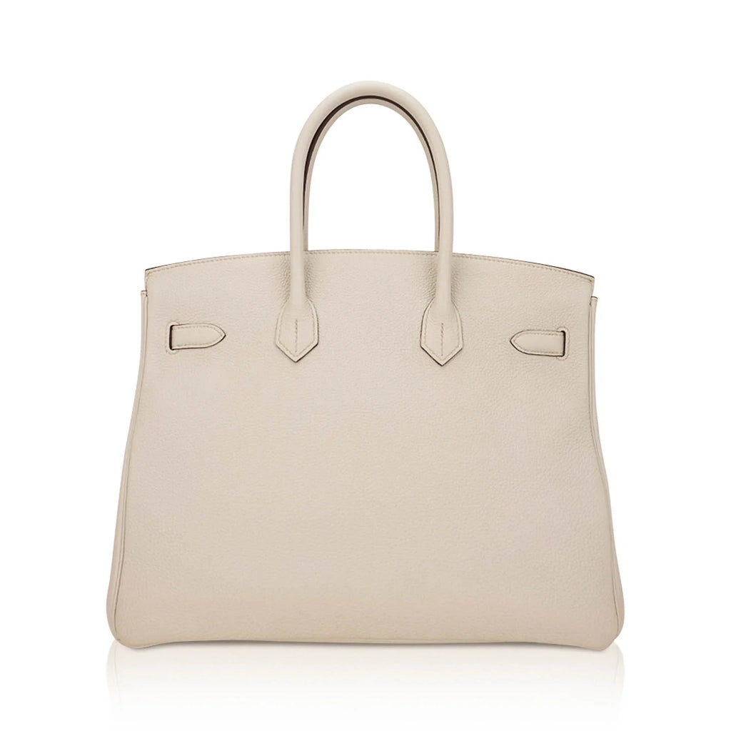 HSS Birkin 35 Trench and Corail Togo Leather Special Order Bag