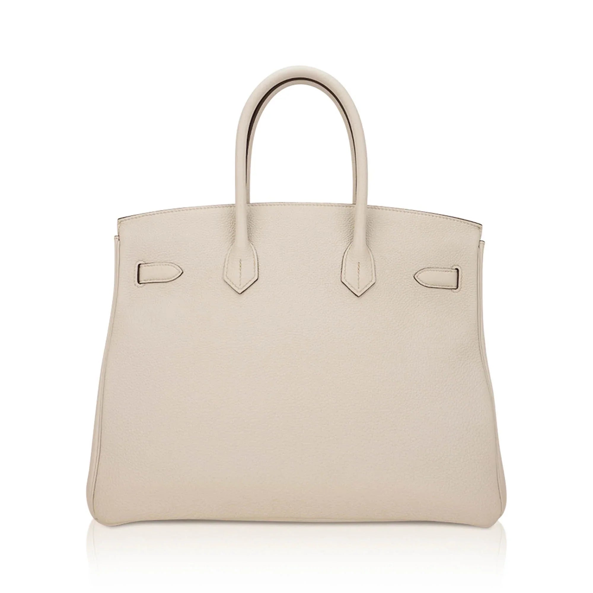 HSS Birkin 35 Trench and Corail Togo Leather Special Order Bag