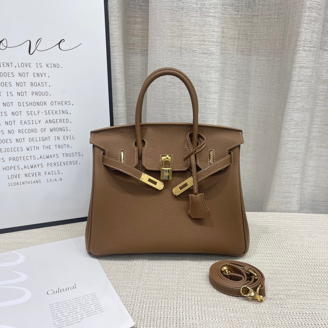 Etoupe Epsom Birkin 25 Sellier Palladium Hardware