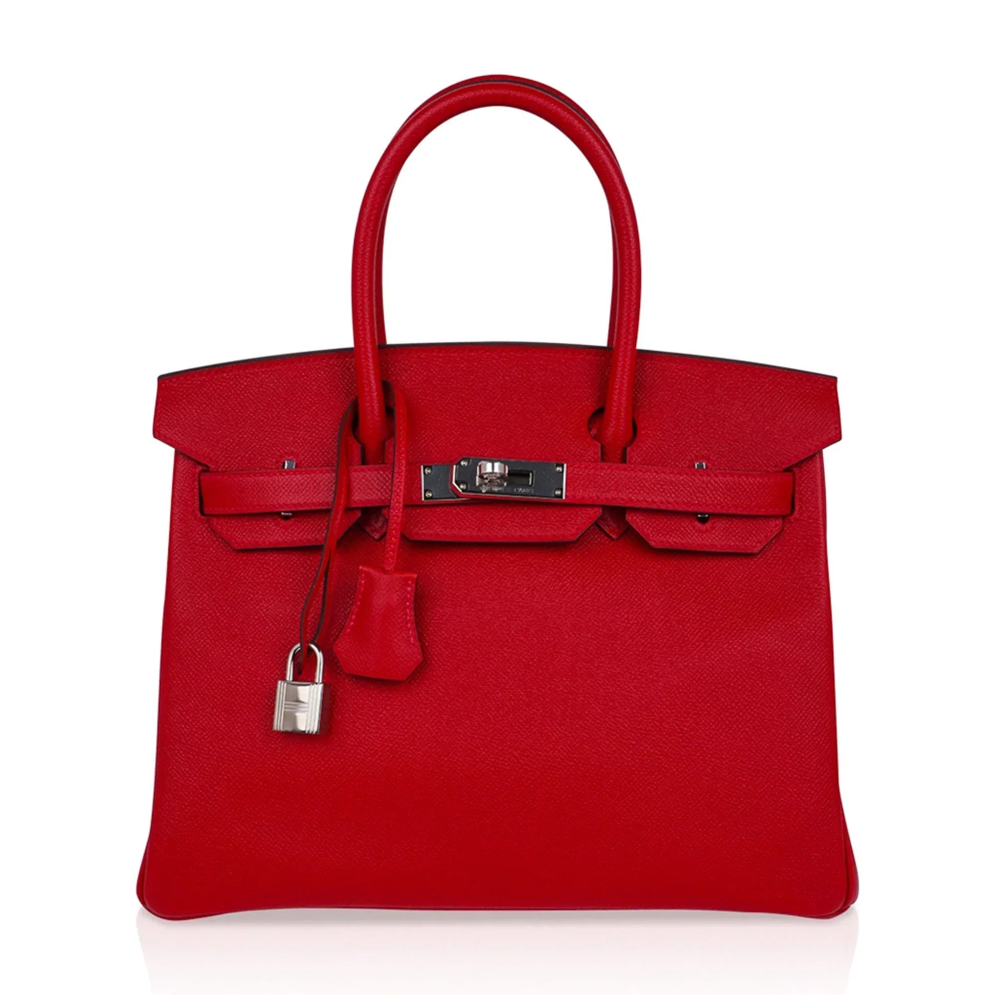 Birkin 30 Bag Rouge Casaque Epsom Leather with Palladium Hardware