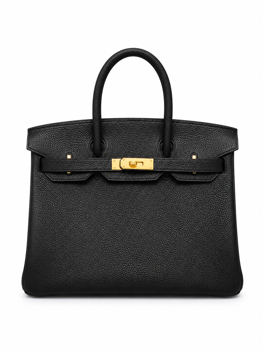 Birkin 30 Retourne in Noir Togo Leather (Gold Hardware)