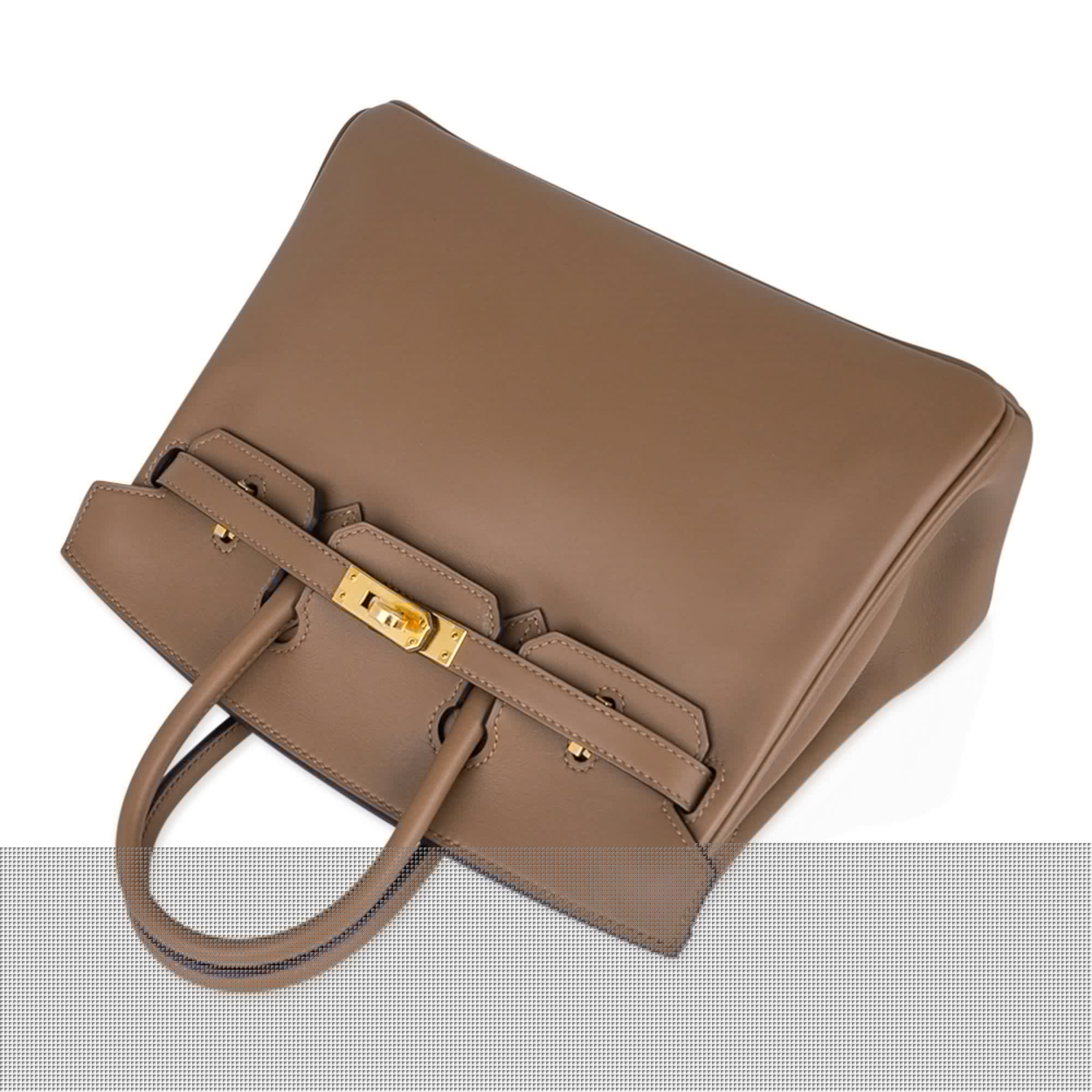 Birkin 25 Beige De Weimar Veau Jonathan Leather Gold Hardware