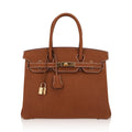 Birkin 30 Bag Barenia Faubourg Leather with Gold Hardware
