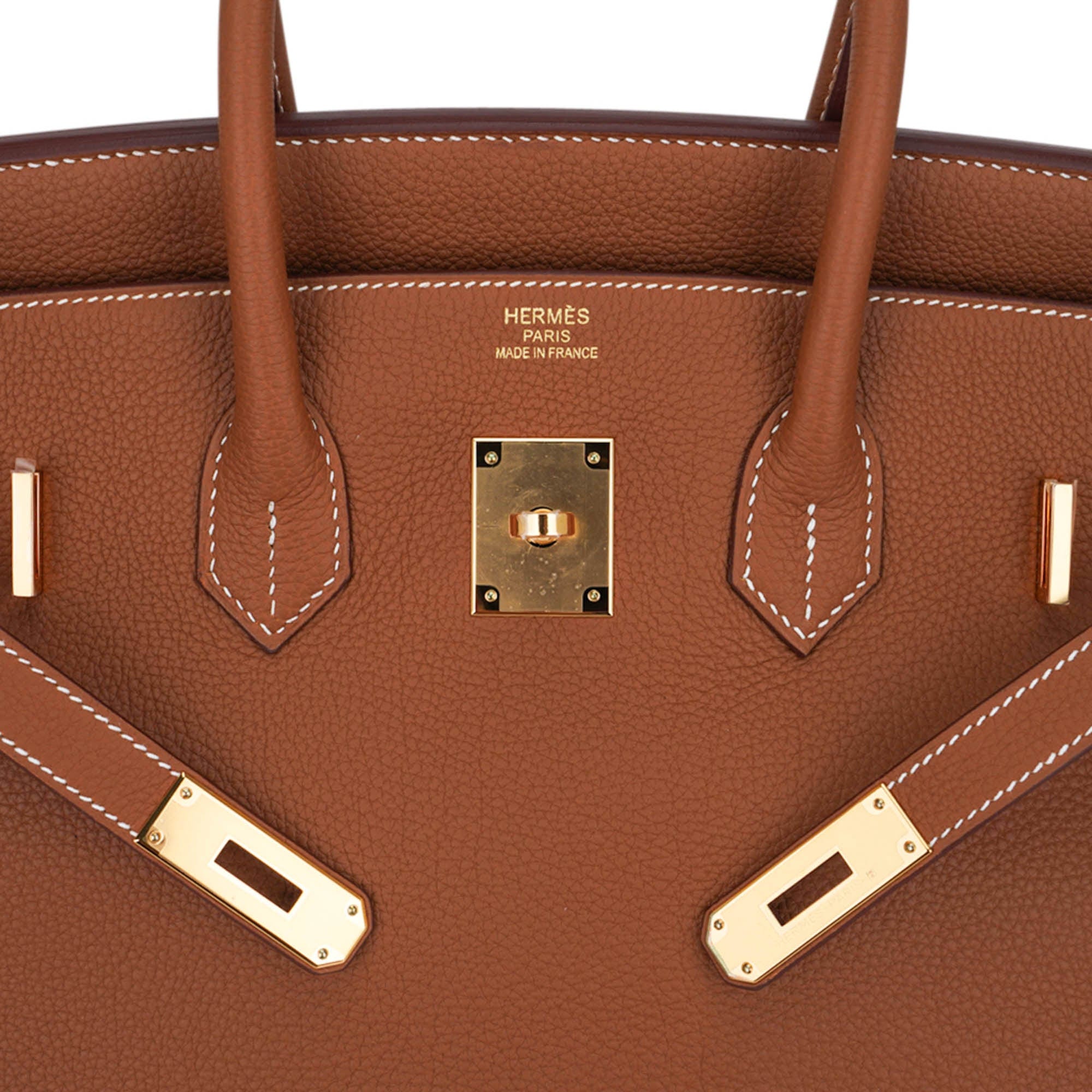 Birkin 35 Bag Gold Togo Leather with Gold Hardware