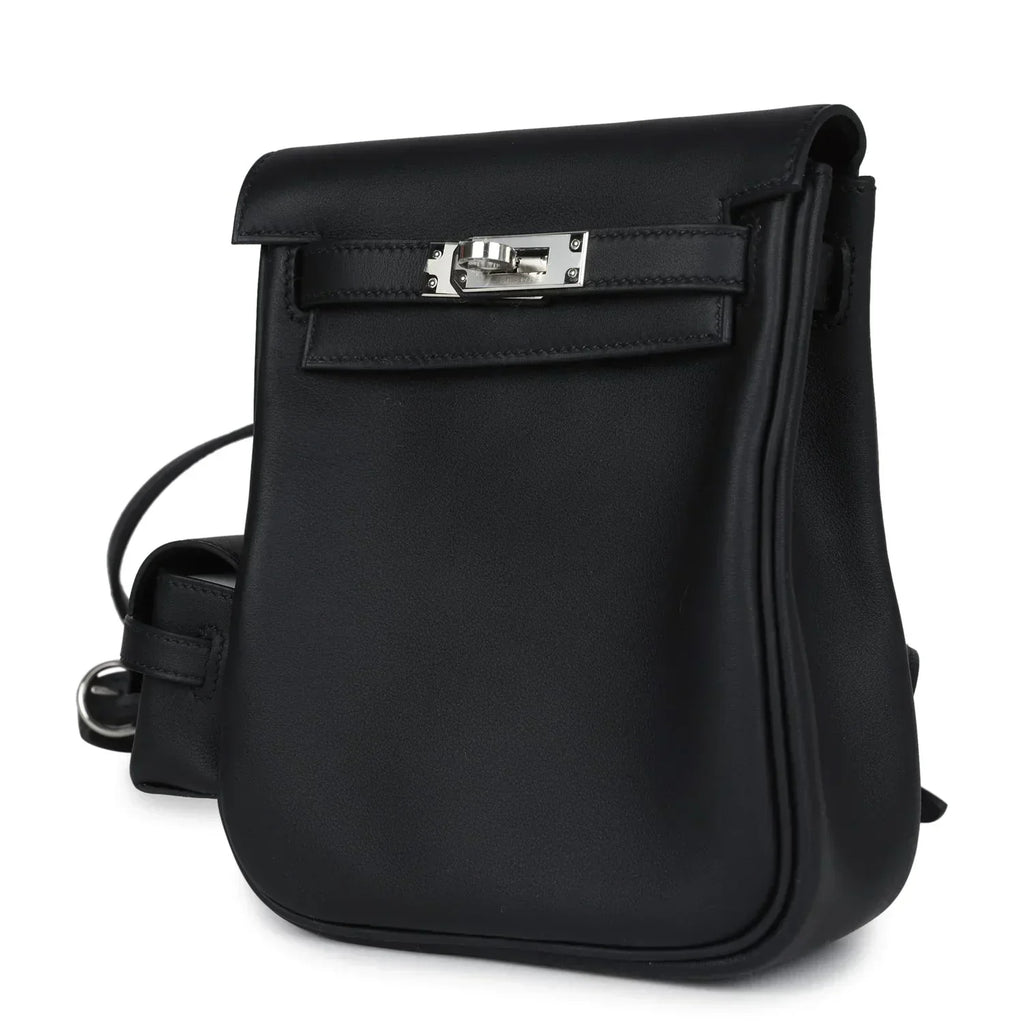 Kelly Jump Backpack Black Swift Palladium Hardware
