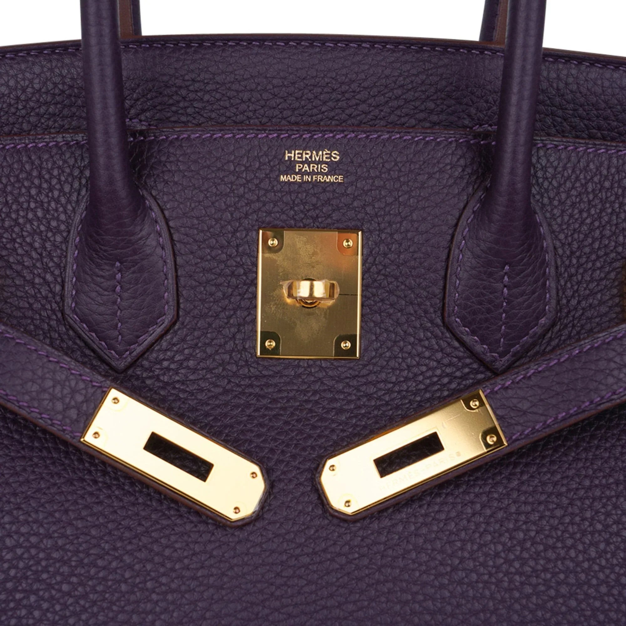 Birkin 30 Bag Raisin Rich Original Colour Gold Hardware Togo Leather