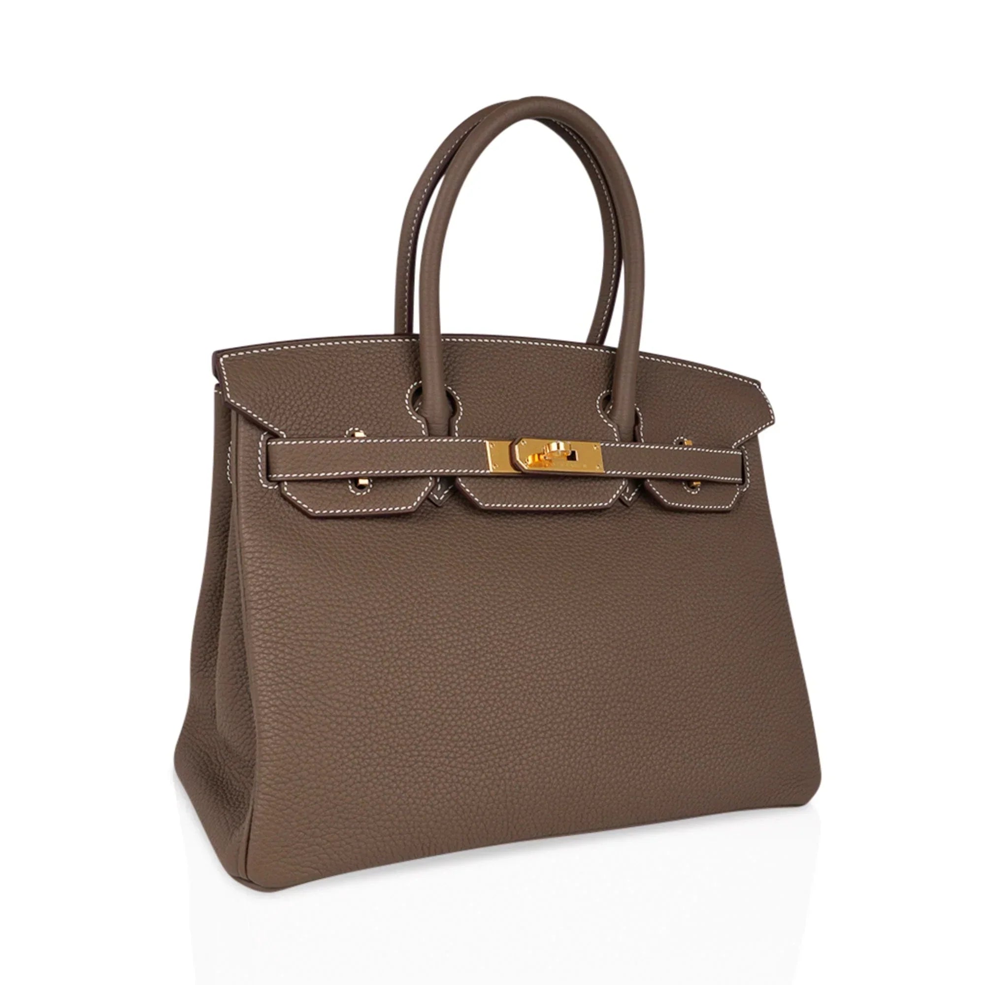Birkin 30 Bag Etoupe (Taupe) Gold Hardware Togo Leather