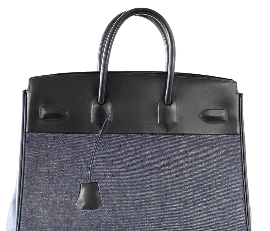 Birkin 35 Bag Rare Limited Edition Denim Shadow